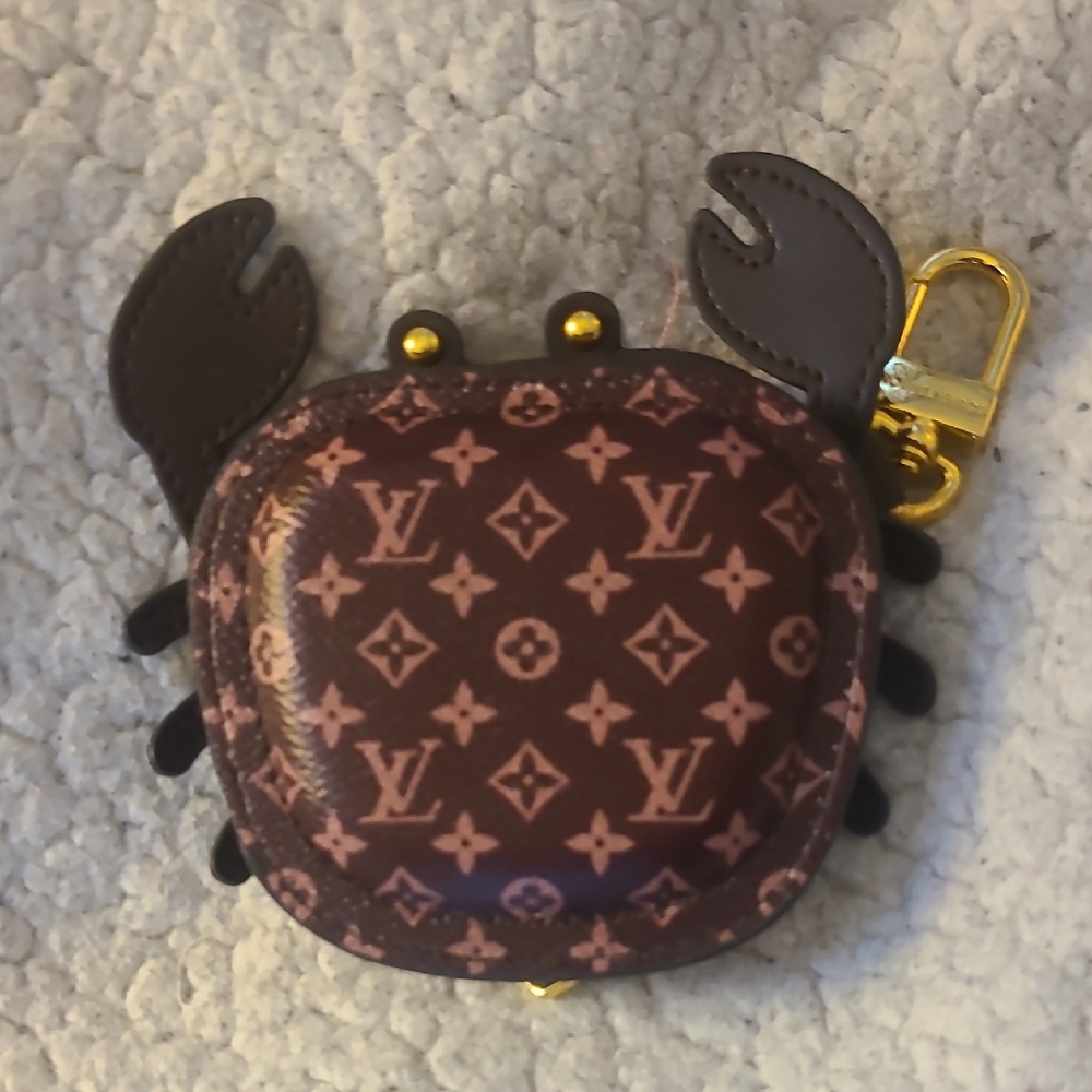 Brown And Tan Crab Coin Purse